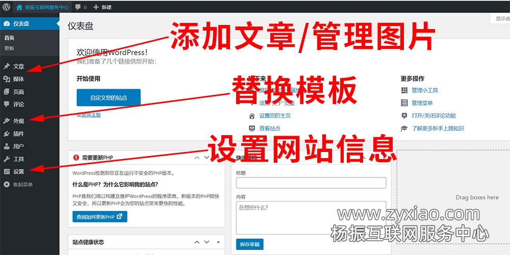 网站制作教程第五讲：建成一个企业网站