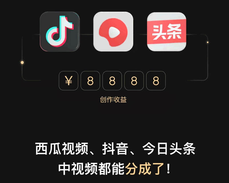 抖音内容变现方式二：中视频伙伴计划