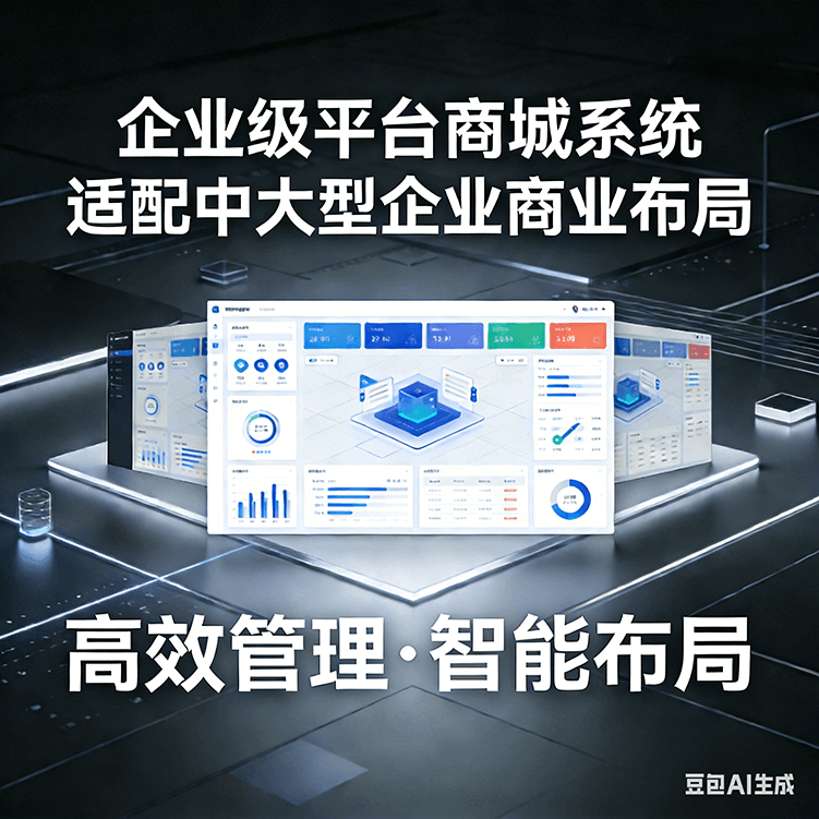 企业级平台商城系统 适配中大型企业商业布局