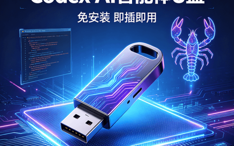 软件应用15期｜Codex + Openclaw便携式U盘AI智能体小龙虾