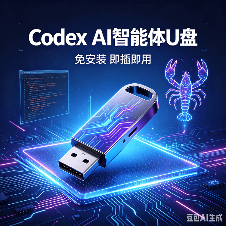 软件应用15期｜Codex + Openclaw便携式U盘AI智能体小龙虾